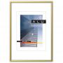 Ramka aluminiowa z plexi ALUFP Z, fotoramka na zdjęcia, plakaty lub rysunki - kolor złoty