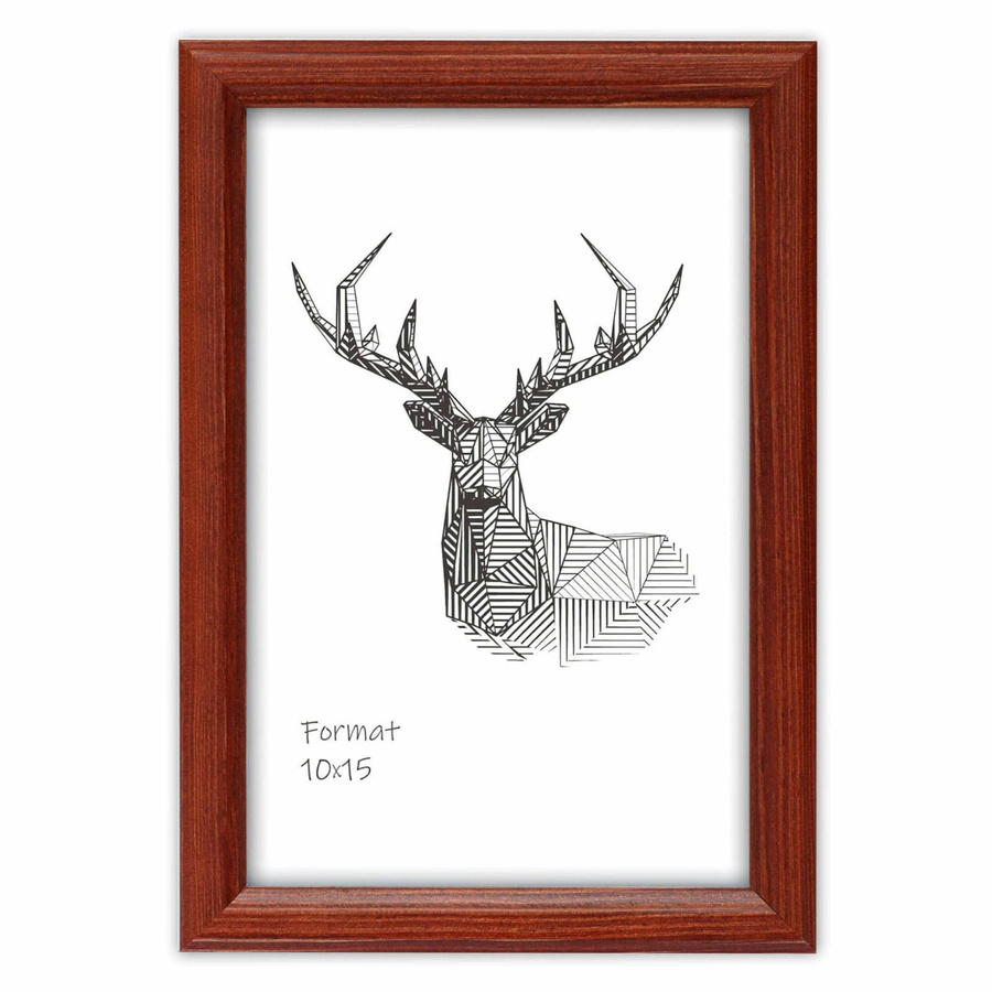 Zestaw brązowych ramek galeria 5 GF0008 1x 15x21 1x 21x30 2x 30x40 cm