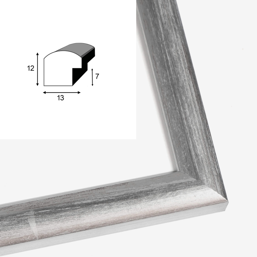 Zestaw srebrnych ramek galeria HIT 1 S GF0002