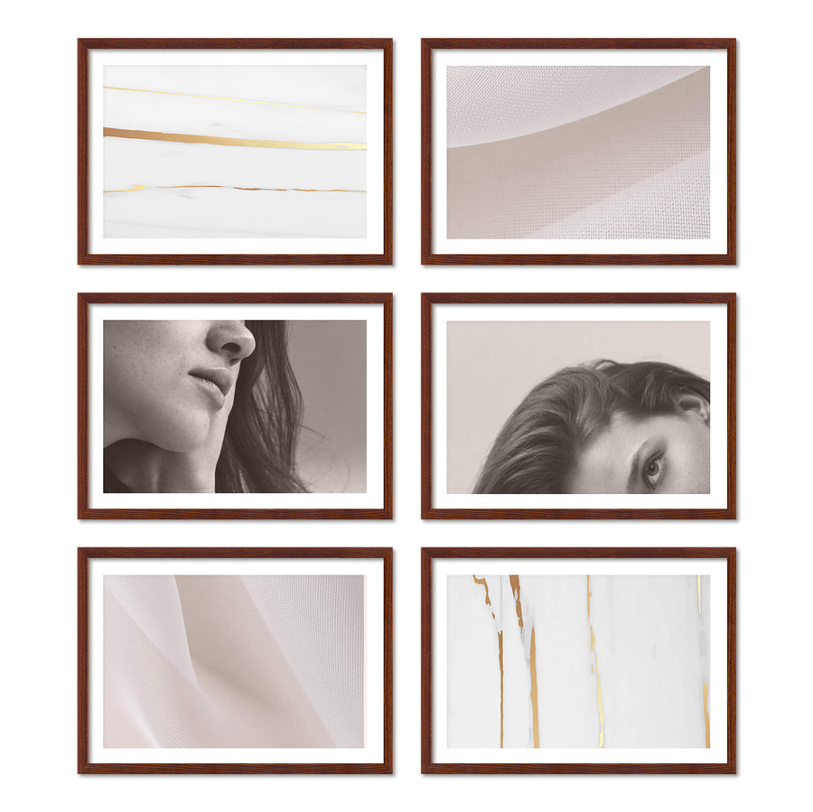 Zestaw ramek PINIA 3 GF0020 - galeria ramek na 6 zdjęć