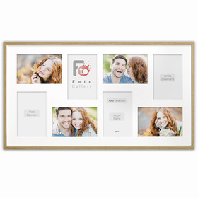 Ramka drewniana galeria passe-partout Natural 33x60 - kolor naturalne drewno