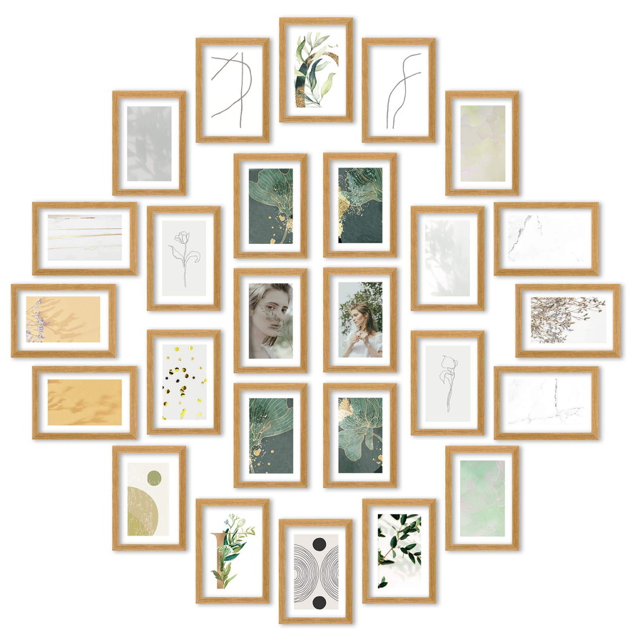 Zestaw ramek PINIA 00 GF00037 - galeria ramek na 26 zdjęć