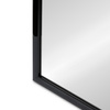 Lustro w ramie czarnej wysoki połysk 80x160 cm