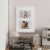 Foto galeria biała 21x30 cm na 2 zdjęcia o wymiarach 10x15 cm