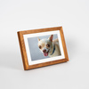 Ramka drewniana PINIA 3324, płaska fotoramka na zdjęcia, plakaty lub rysunki - kolor jasny brąz