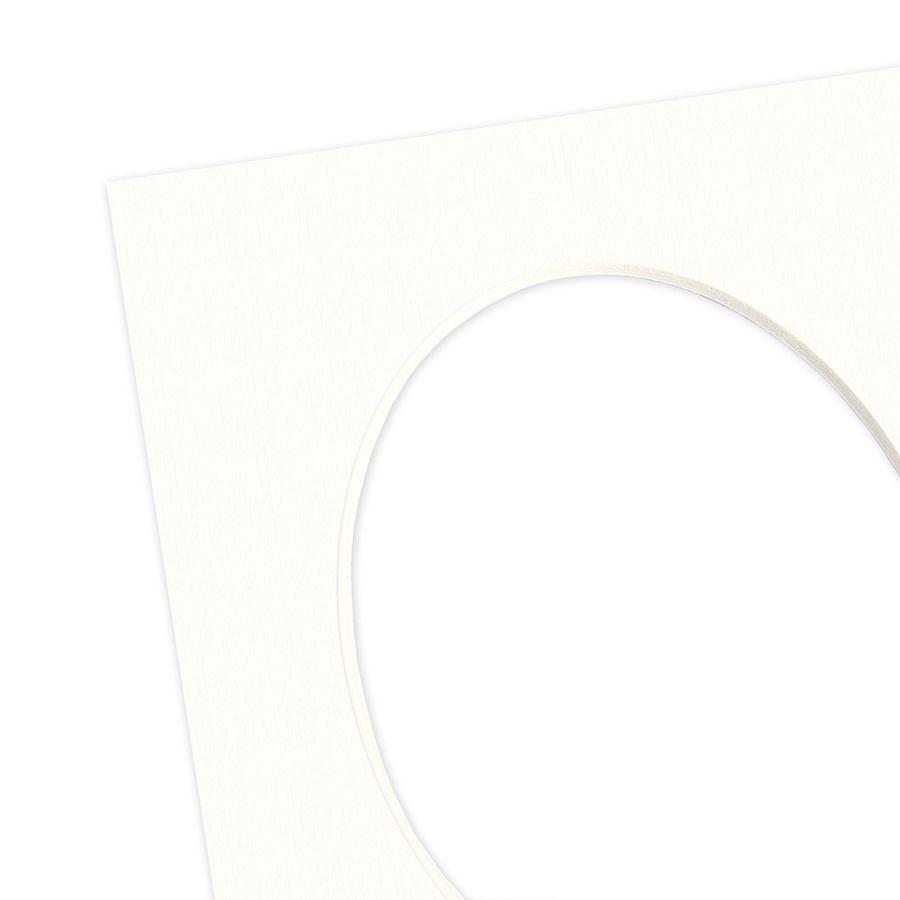 Passe partout 15x21 (10x15) OWAL LUCA Q5102 SNOW WHITE - BIAŁY