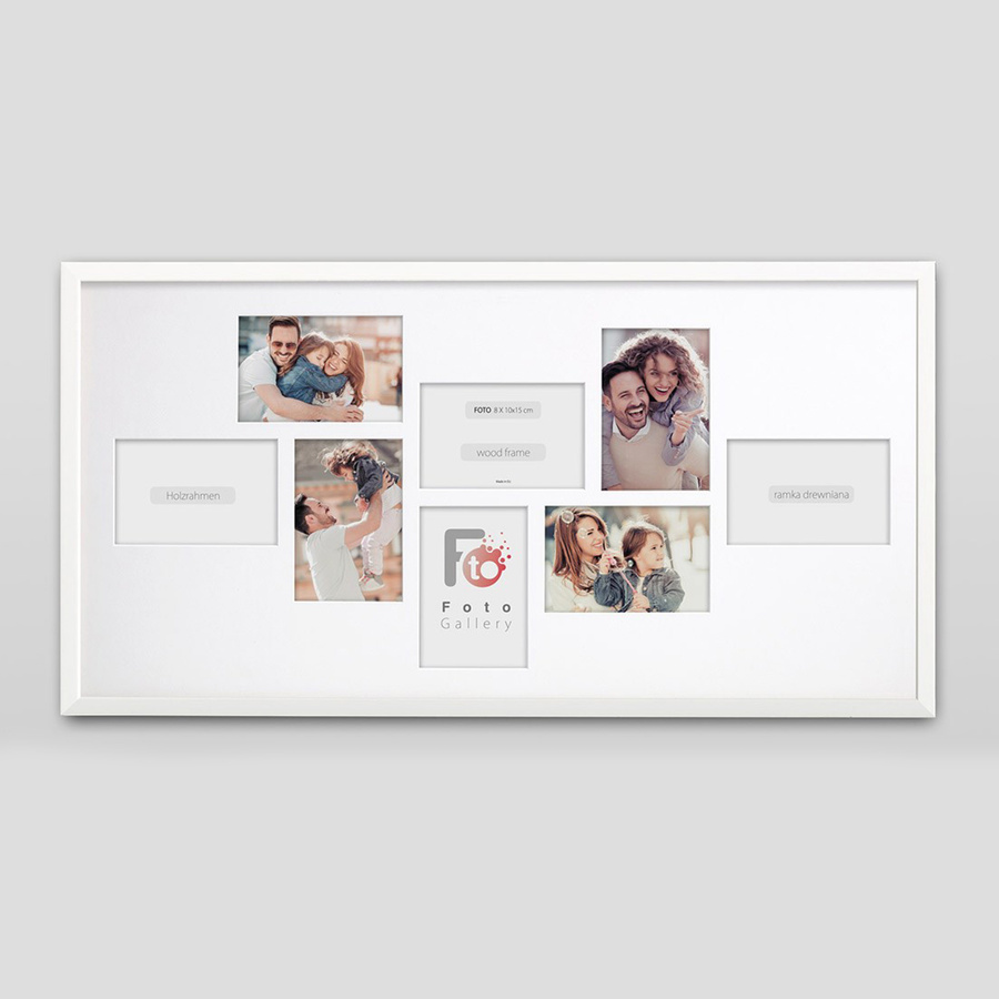 Foto galeria na 8 zdjęć White 38x75 10x15