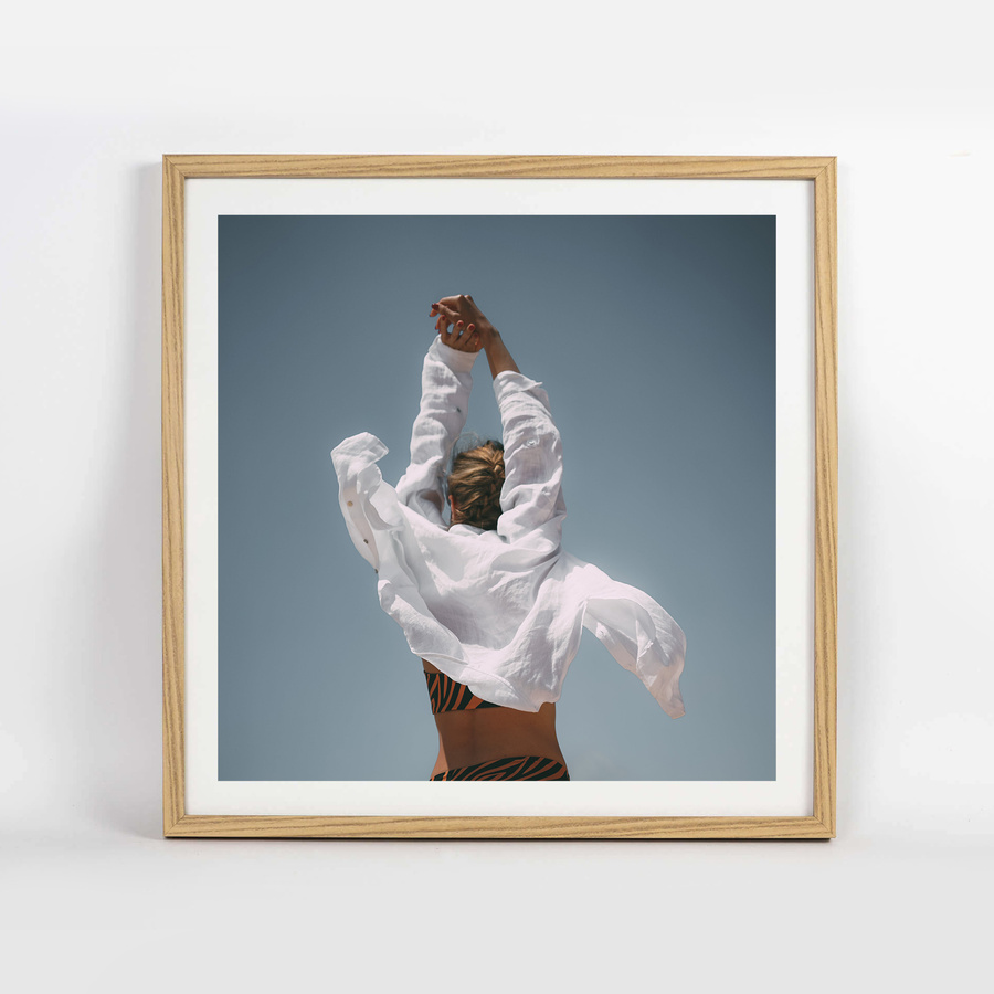 Ramka na zdjęcia w dębowym kolorze FDM 02 w rozmiarze 50x50 cm