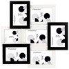 Multirama czarno-biała MULTI HEN 1-2 na 7 zdjęć ramka na zdjęcia