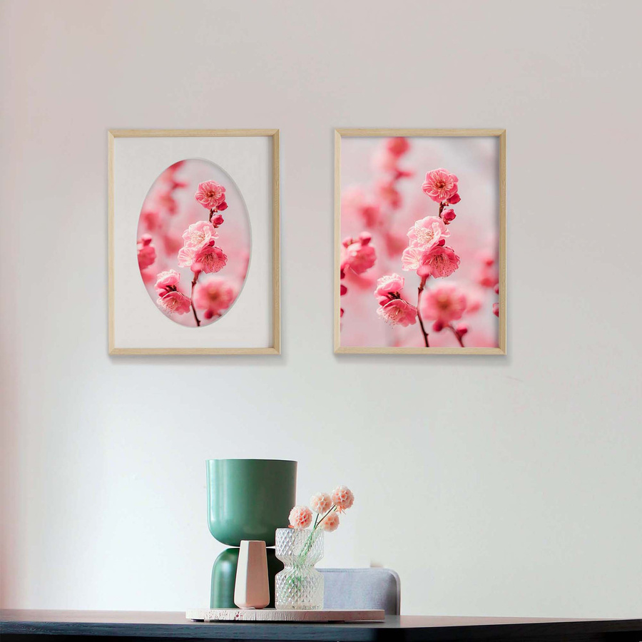 Passe partout 10x15 (6x9) BIAŁY OWAL OFF WHITE LUCA Q5104