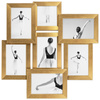 Multirama złota MULTI  HEN Z na 7 zdjęć ramka na zdjęcia
