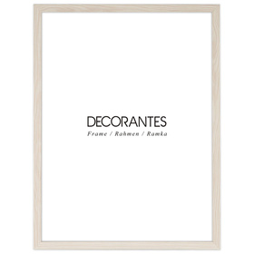 Biała ramka na zdjęcia z przetarciami FDM 5 w rozmiarze 30x40 cm