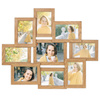 Multirama w dębowym kolorze MULTI HEN 01 na 9 zdjęć ramka na zdjęcia