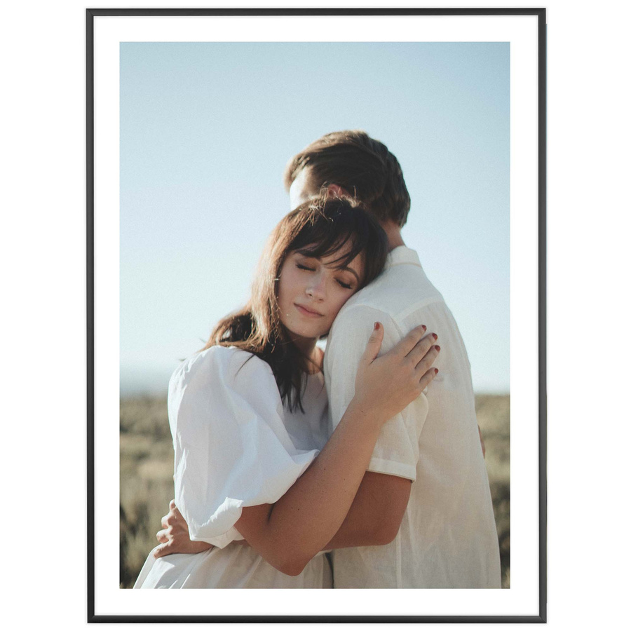 Ramka aluminiowa ROYALL 2 Czarna 60x80 cm