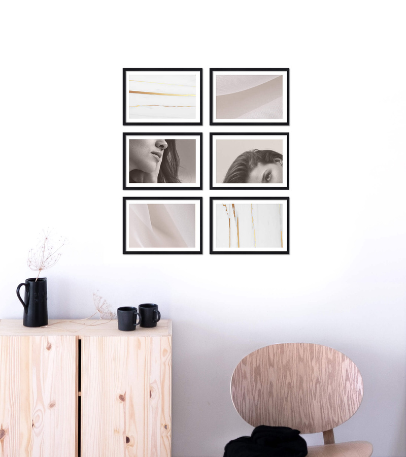 Zestaw ramek PINIA 2 GF0020 - galeria ramek na 6 zdjęć