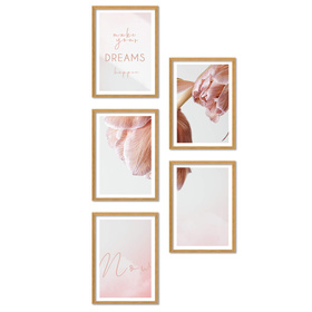 Zestaw ramek  PINIA 00 GF0014 - galeria ramek na 5 zdjęć