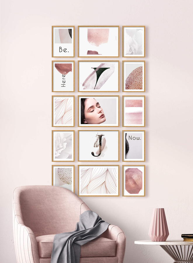 Zestaw ramek PINIA 00 GF0029 - galeria ramek na 15 zdjęć