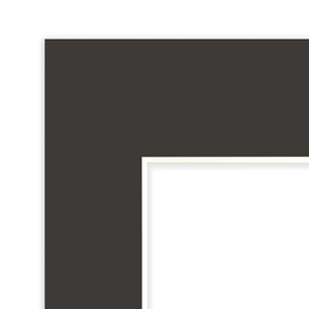 Passe partout 9x13 (5x7) CZARNE BLACK LUCA Q5801