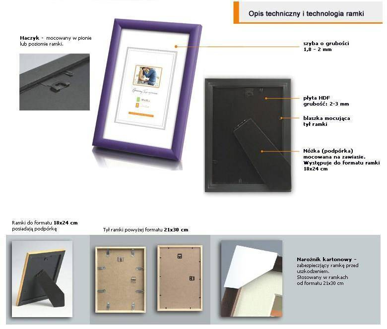 Ramka drewniana TITI 1865 21x30 cm