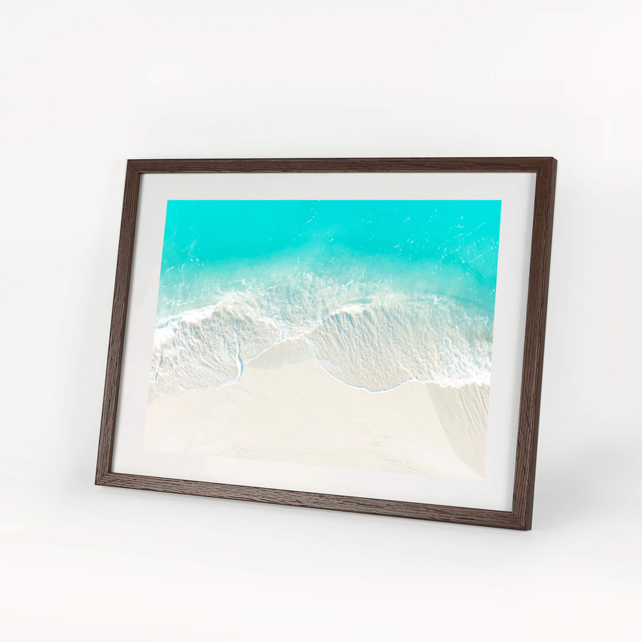 Brązowa ramka na zdjęcia FDM 6 w rozmiarze 30x40 cm