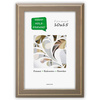 Ramka drewniana MARINA 2799, nowoczesna fotoramka na zdjęcia, plakaty lub rysunki - kolor kawa, przetarcia