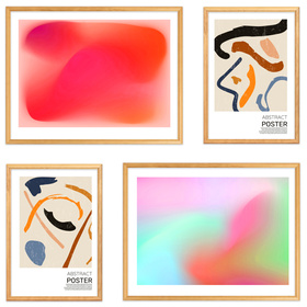 Galeria ścienna PRESTO 0 GF0003. Zestaw naturalnych ramek na ścianę