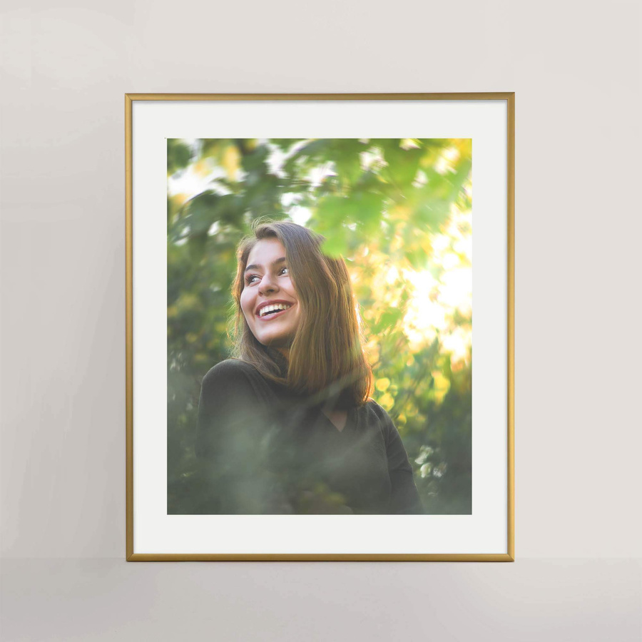 Ramka aluminiowa ROYALL Złota 50x60 cm