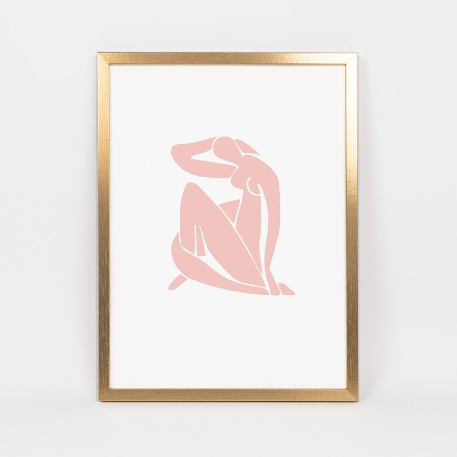 Złota ramka na zdjęcia KEA Z w rozmiarze 30x40 cm