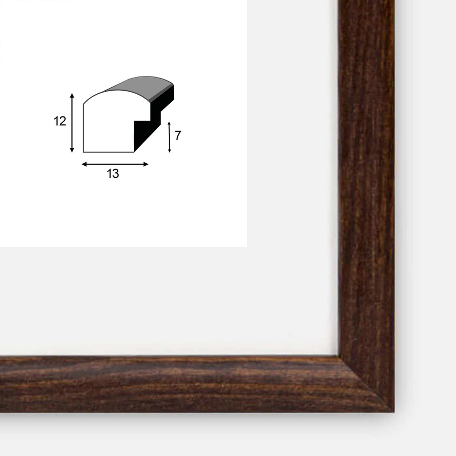 Zestaw brązowych ramek galeria HIT 4 GF0002