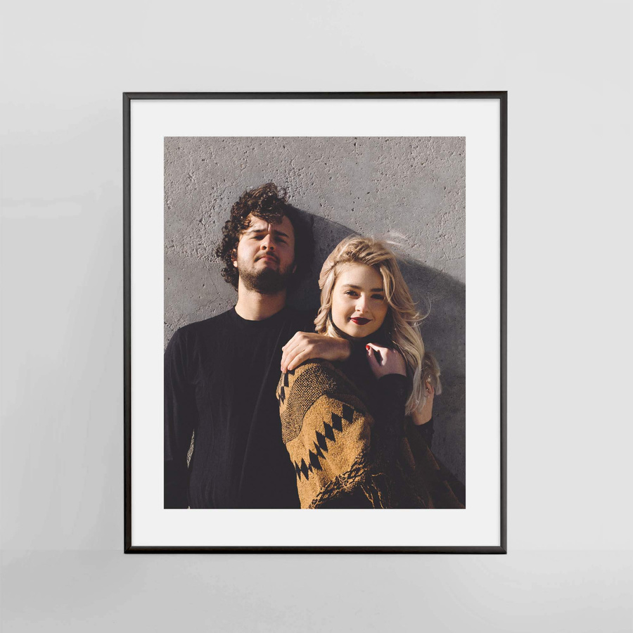 Ramka aluminiowa ROYALL 2 Czarna 50x60 cm