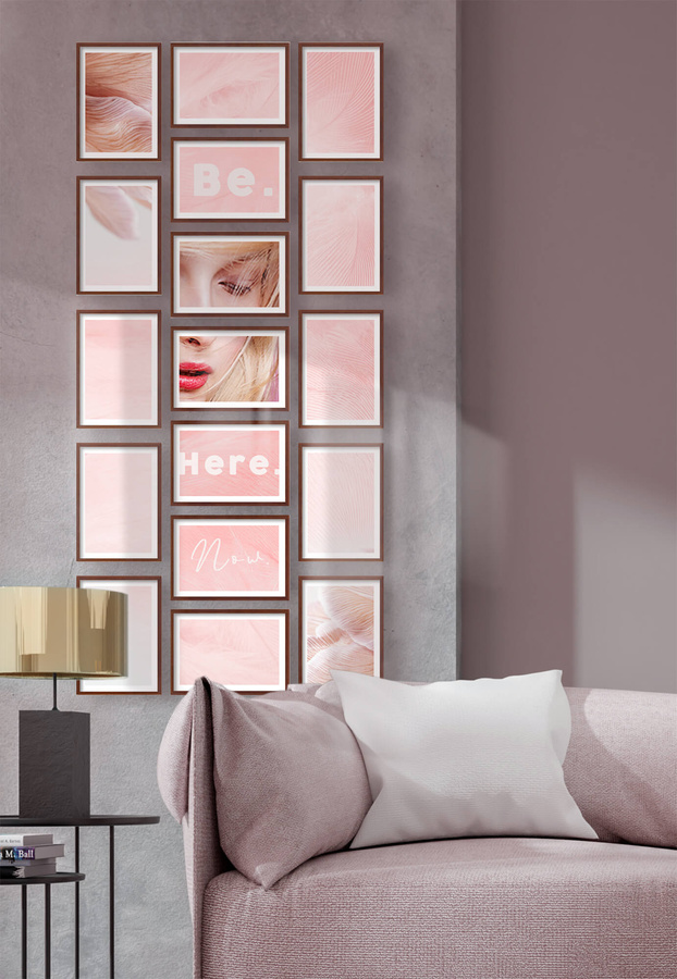 Zestaw ramek PINIA 3 GF0028 - galeria ramek na 17 zdjęć