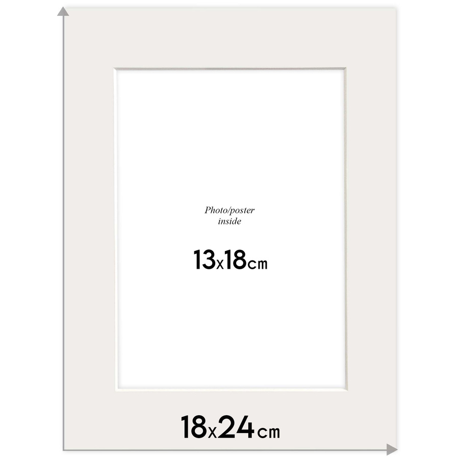 Passe partout 18x24 (13x18) IVORY KOŚĆ SŁONIOWA LUCA Q5106