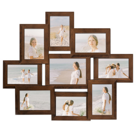 Multirama w   brązowym kolorze MULTI  HEN 4 na 9 zdjęć ramka na zdjęcia