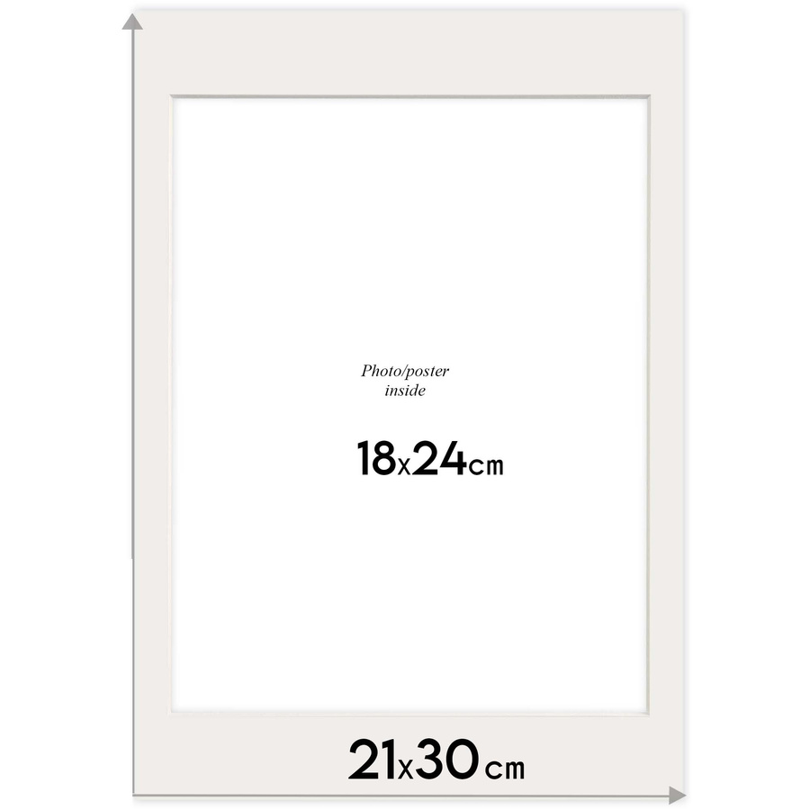 Passe partout 21x30 (18x24) SREBRNE SILVER - LUCA Q5902