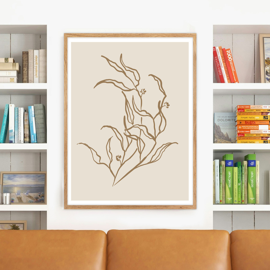 Naturalna ramka na zdjęcia w rozmiarze 60x80 cm