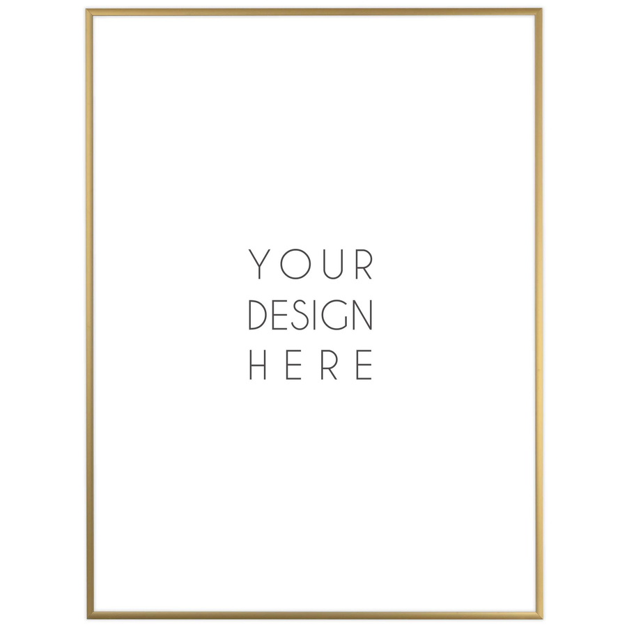 Ramka aluminiowa ROYALL Złota 60x80 cm