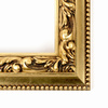 Rama do obrazów, zdjęć oraz luster na wymiar LUCA #3150. Stylowa z ornamentami, drewniana oprawa - kolor złoty patyna
