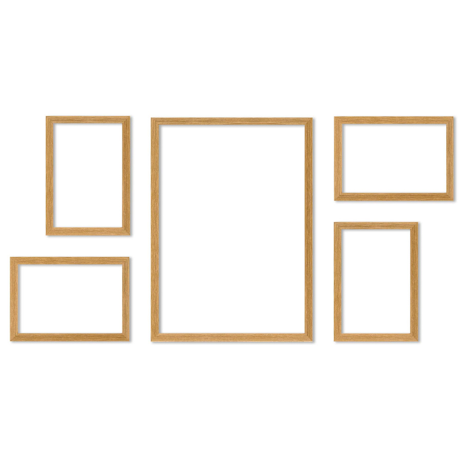 Zestaw ramek PINIA 00 GF0045 - galeria ramek na 5 zdjęcia