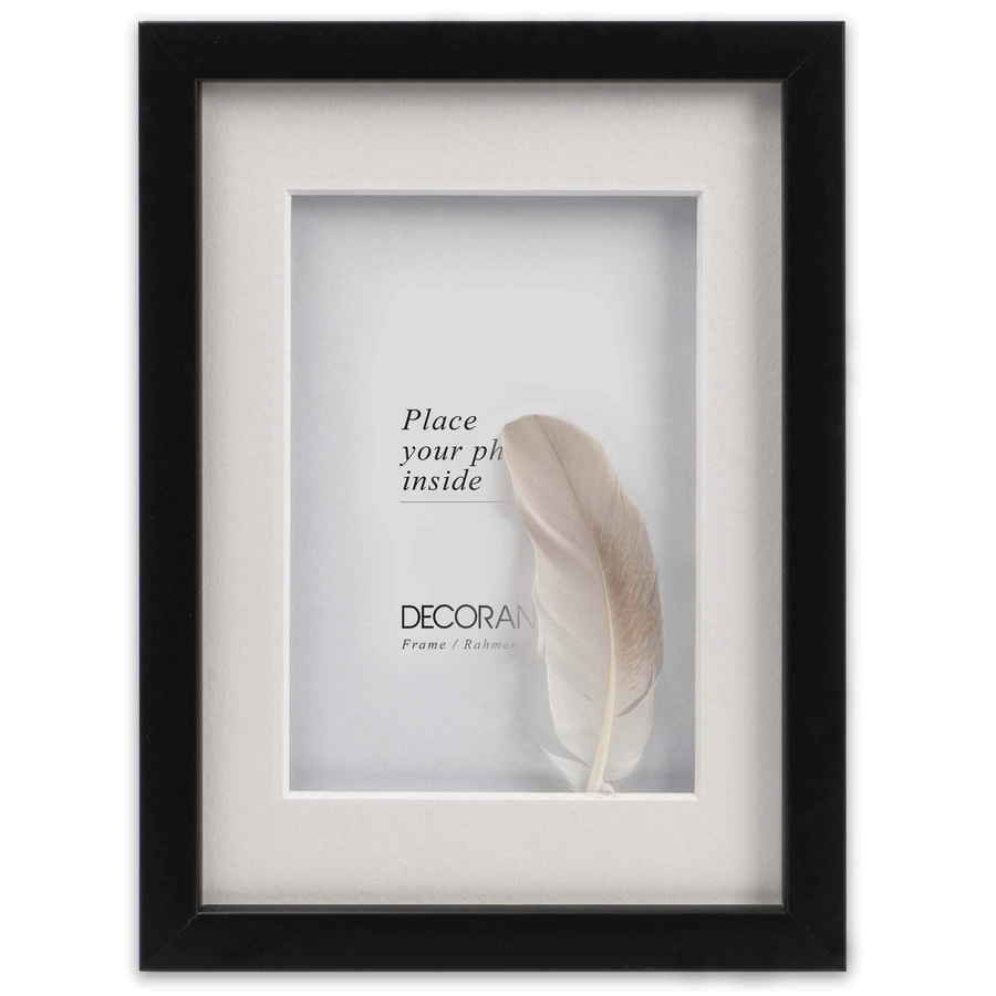 Ramka przestrzenna EFEKT 3D 2 Czarna 13x18 cm (9x13cm)