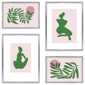 Zestaw srebrnych ramek galeria HIT 1 S GF0003