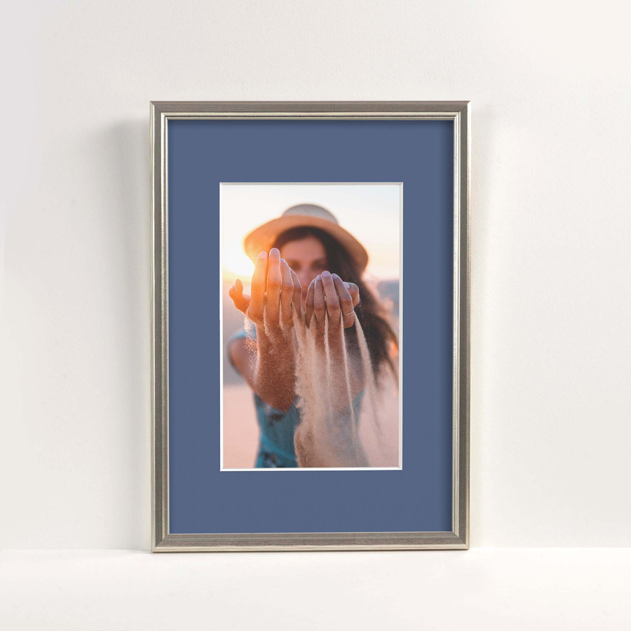 Passe partout 9x13 (5x7) GRANATOWE NAVY - LUCA Q5403