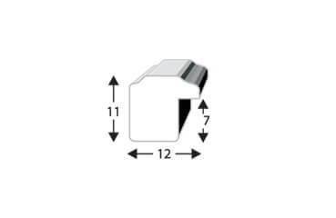 Galeria ścienna PRESTO 1 GF0006. Zestaw białych ramek na ścianę