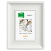 Ramka drewniana SALETTI 2125, klasyczna fotoramka na zdjęcia, plakaty lub obrazy - kolor biały