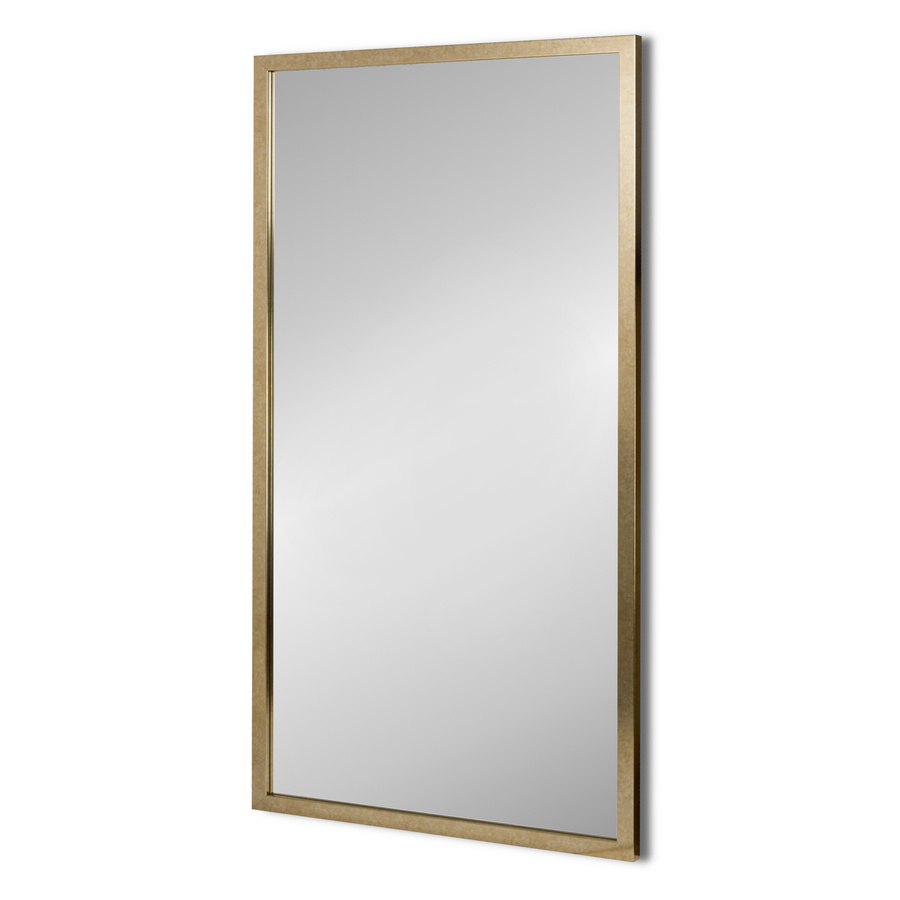 Lustro w złoto miedzianej ramie 83x163 cm