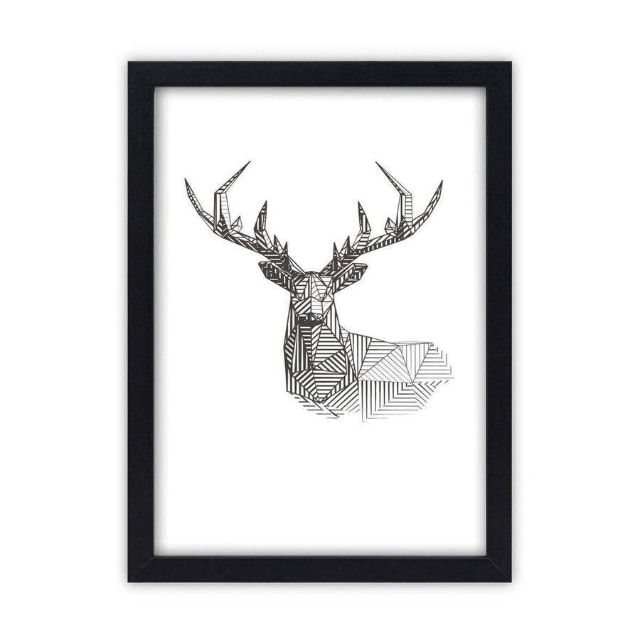 Galeria ścienna PINIA 2 GF0007. Zestaw czarnych ramek na ścianę