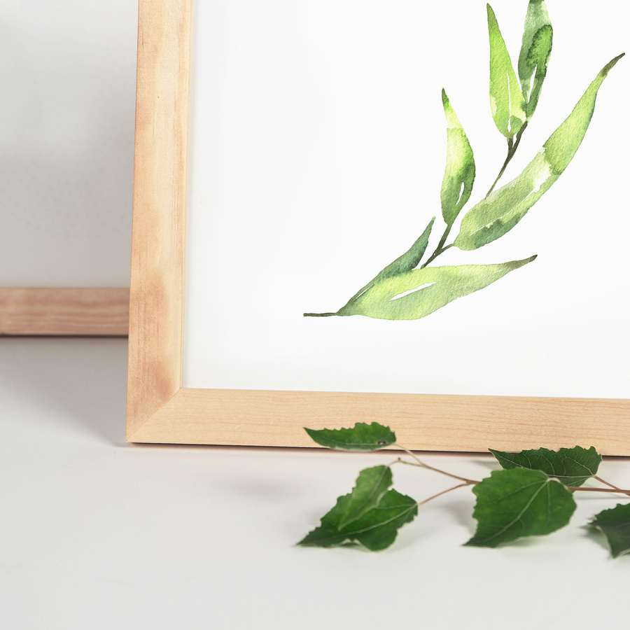 Ramka z drewna surowego na zdjęcia RAW 40x50 cm