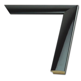 Rama do obrazów, zdjęć, plakatów na wymiar LUCA #1308. Nowoczesna, prosta drewniana oprawa - kolor czarny lakier