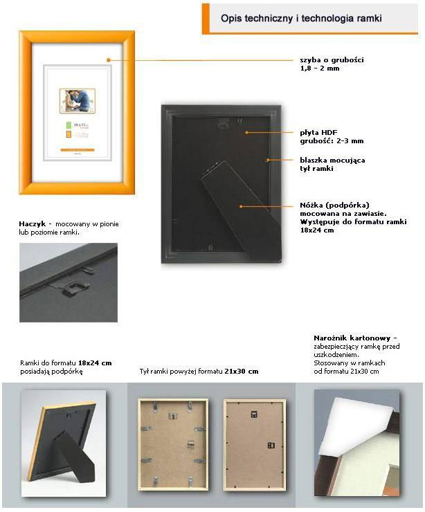 Ramka drewniana TITI 1866 18x24 cm