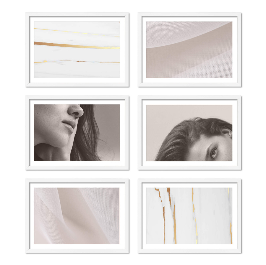 Zestaw ramek PINIA 2 GF0020 - galeria ramek na 6 zdjęć