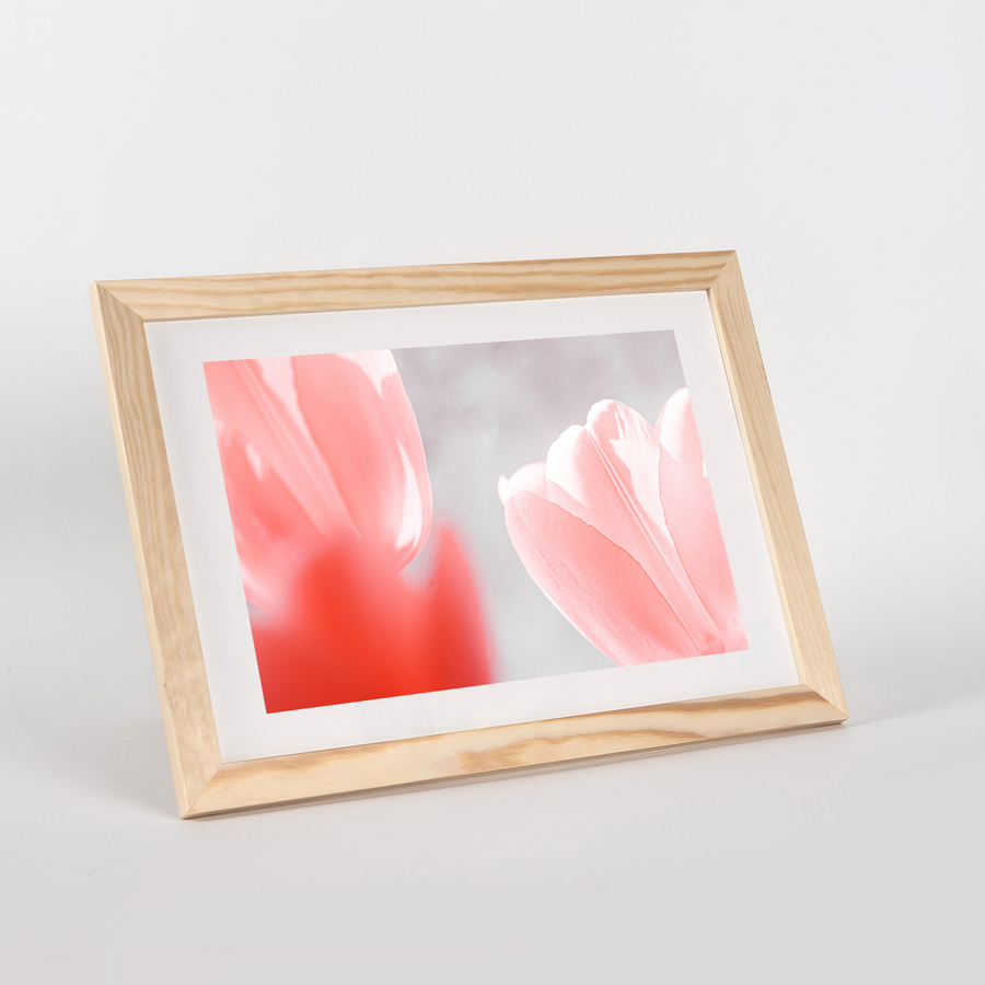 Ramka z drewna surowego na zdjęcia RAW 21x29,7 cm